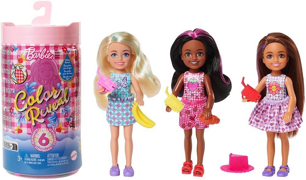 MATTEL CHELSEA COLOR REVEAL -ΠΙΚ ΝΙΚ (3 ΣΧΕΔΙΑ) (HKT81) (ΔΩΡΟ ΛΑΜΠΑΔΑ)
