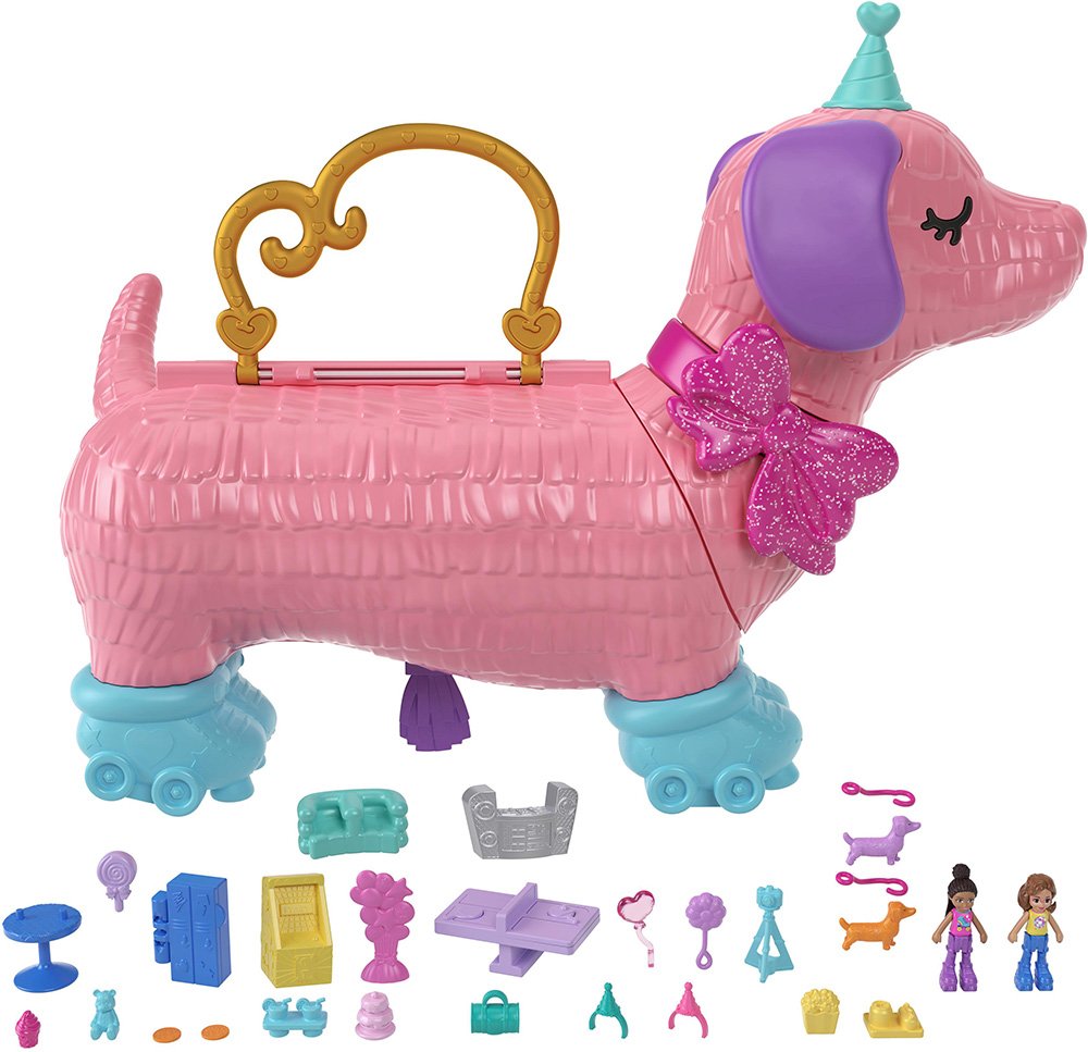 MATTEL POLLY - ΣΚΥΛΑΚΙ ΠΙΝΙΑΤΑ ΕΚΠΛΗΞΗ ΣΕΤ (HKV52)