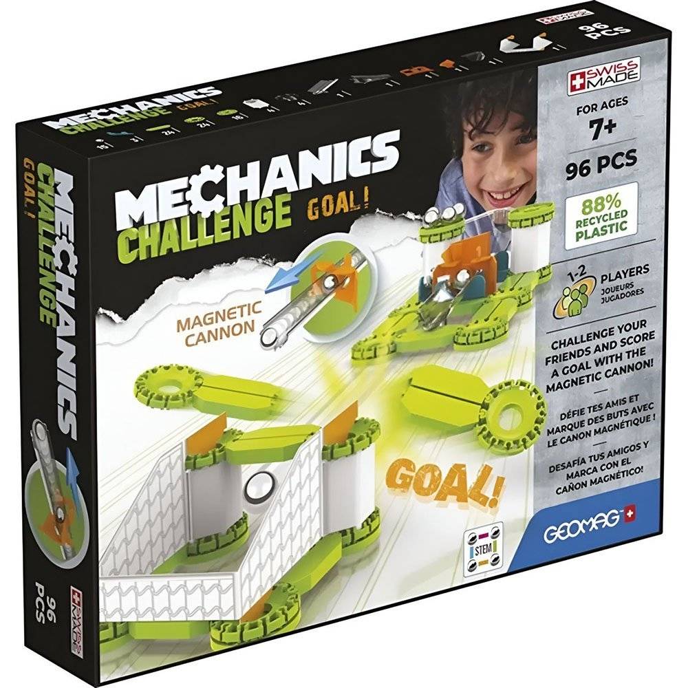 ΜΑΓΝΗΤΙΚΟ ΣΕΤ GEOMAG MECHANICS CHALLENGE GOAL! 96 GREEN (778)