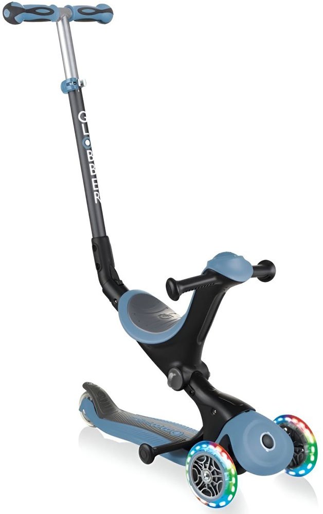 GLOBBER ΠΑΤΙΝΙ GLOBBER GO UP DELUXE LIGHTS ASH BLUE (646-200)