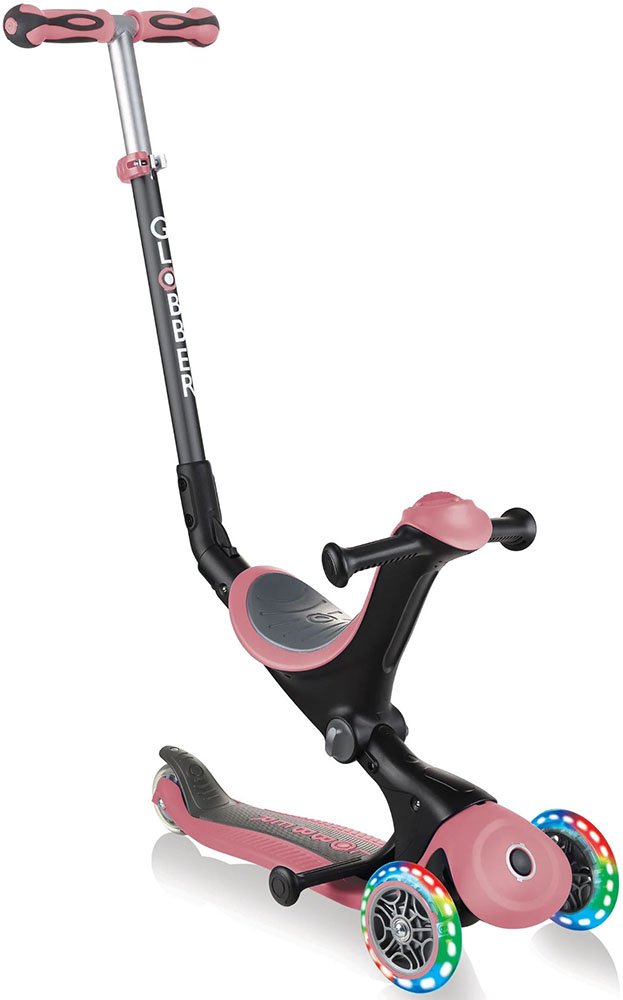 GLOBBER ΠΑΤΙΝΙ GLOBBER GO UP DELUXE LIGHTS PASTEL DEEP PINK (646-210)