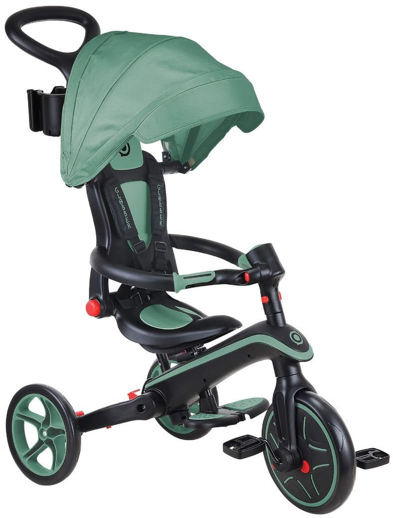 GLOBBER ΤΡΙΚΥΚΛΟ GLOBBER EXPLORER TRIKE FOLDABLE 4IN1 OLIVE (732-104)