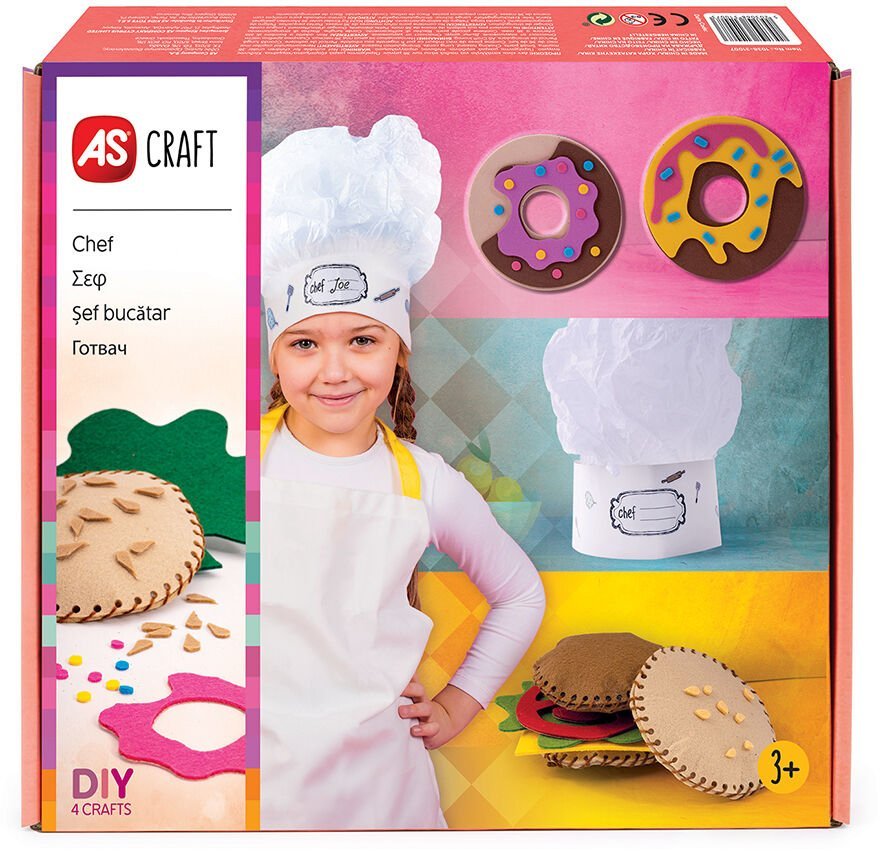 AS COMPANY ΠΑΙΧΝΙΔΙ ΜΕ 4 ΧΕΙΡΟΤΕΧΝΙΕΣ DIY AS CRAFT ΣΕΦ (3+ ΕΤΩΝ)
