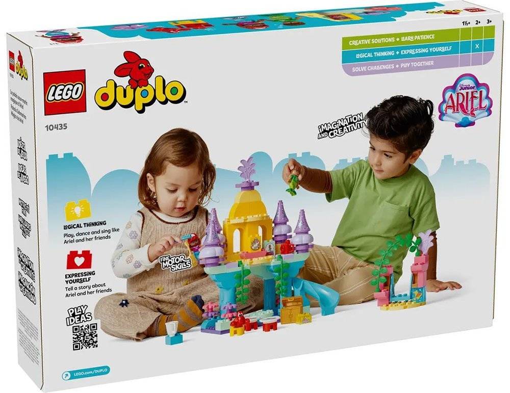 LEGO DUPLO ARIEL'S MAGICAL UNDERWATER PALACE (10435)