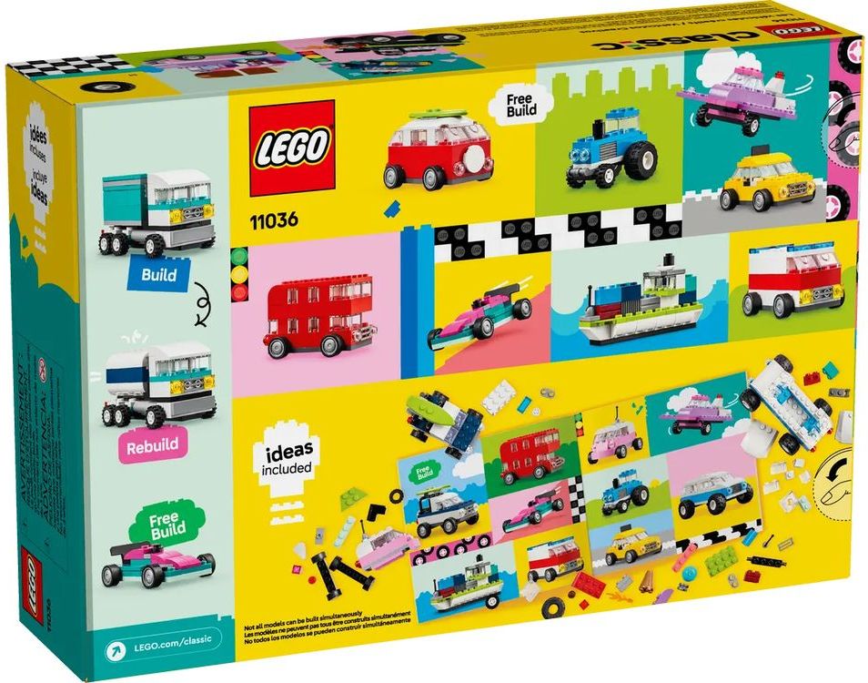 LEGO LEGO CLASSIC CREATIVE VEHICLES (11036)