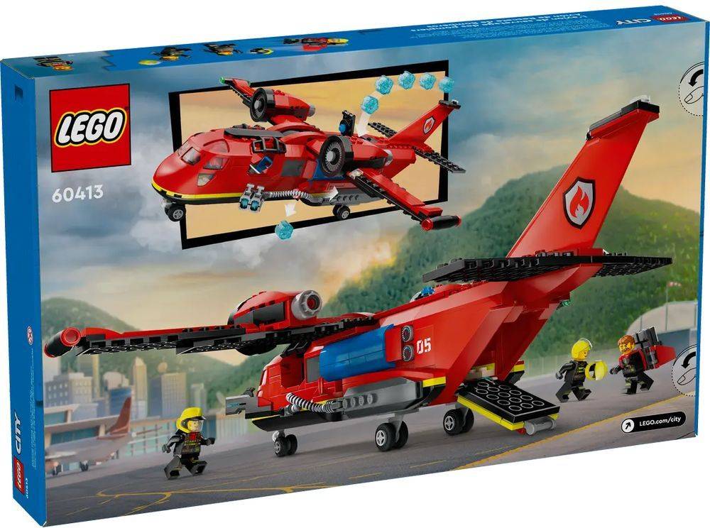 LEGO CITY FIRE RESCUE PLANE (60413)