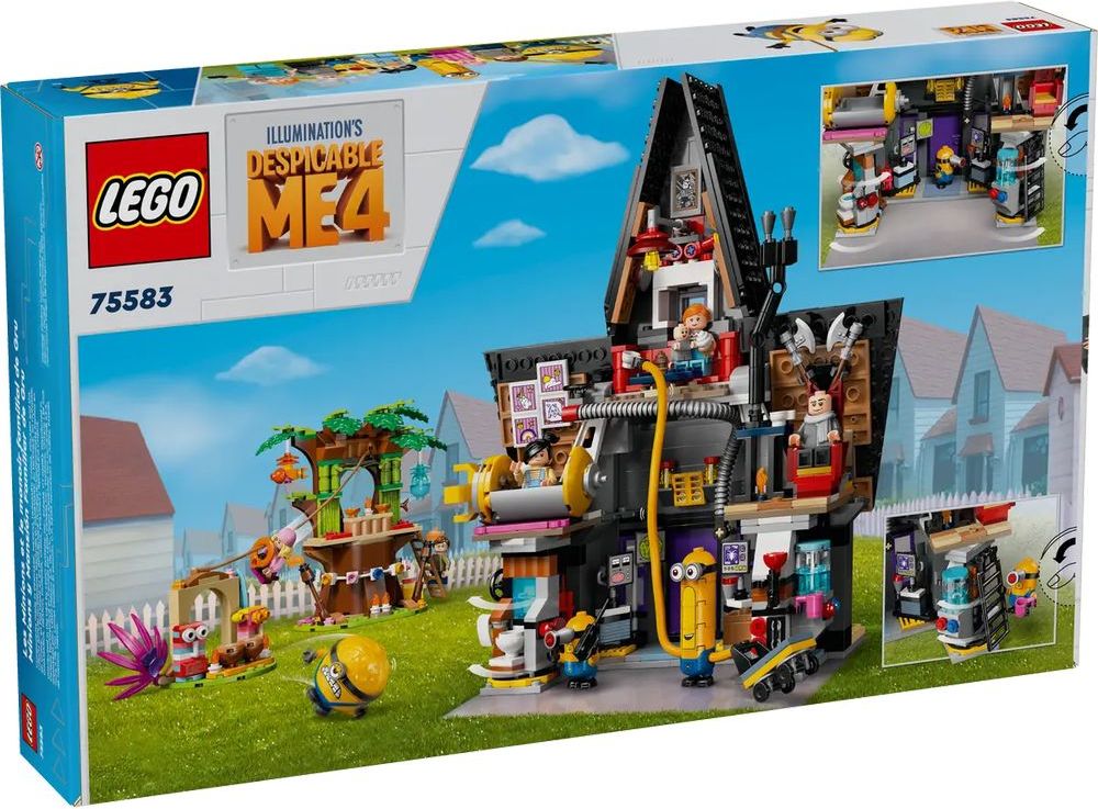 LEGO LEGO MINIONS AND GRU&#039;S FAMILY MANSION (75583)