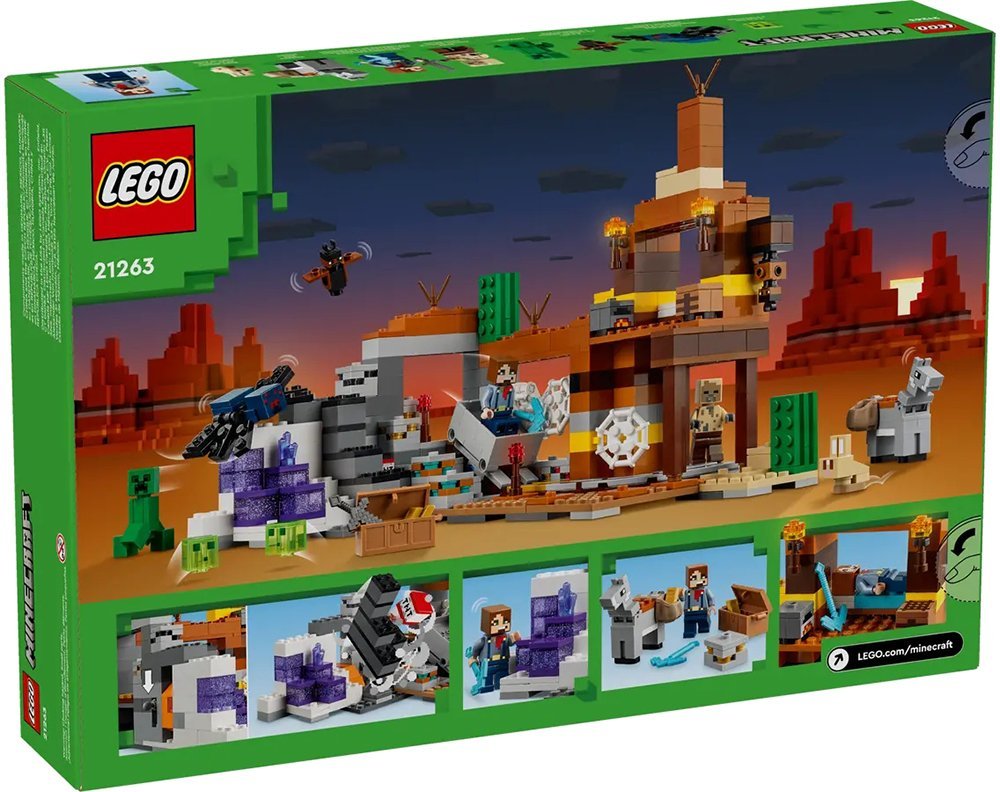 LEGO LEGO MINECRAFT THE BADLANDS MINESHAFT (21263)