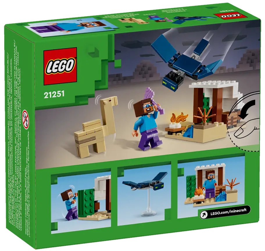 LEGO LEGO MINECRAFT STEVE&#039;S DESERT EXPEDITION (21251)