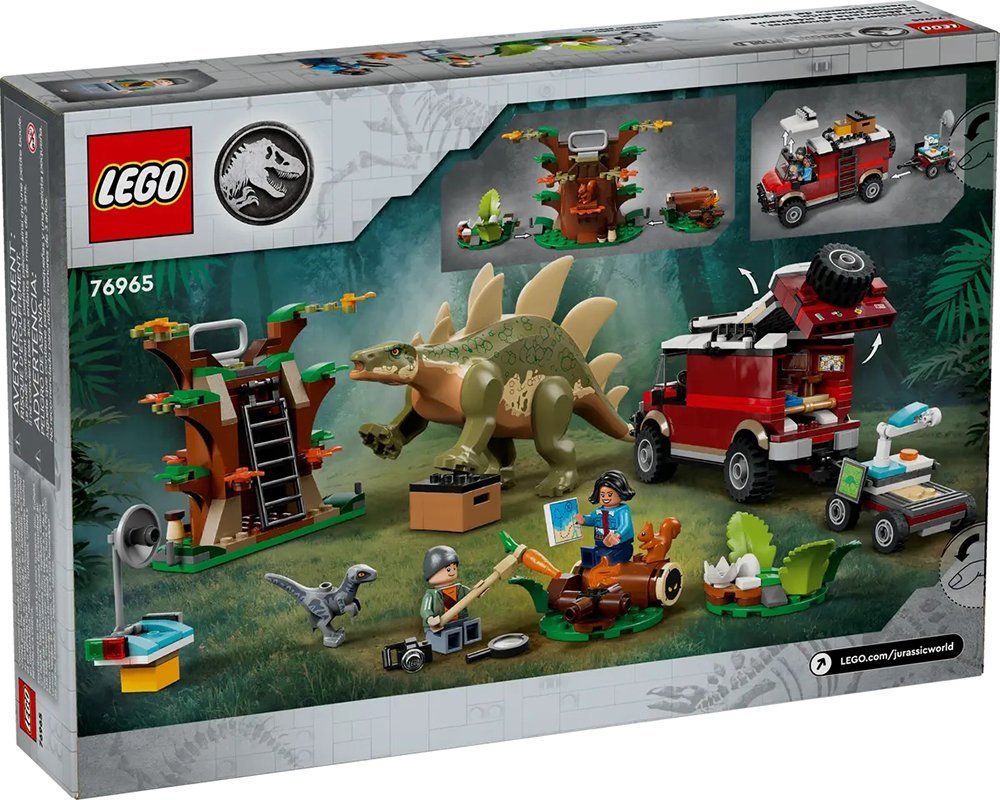 LEGO LEGO JURASSIC WORLD DINOSAUR MISSIONS: STEGOSAURUS DISCOVERY (76965)