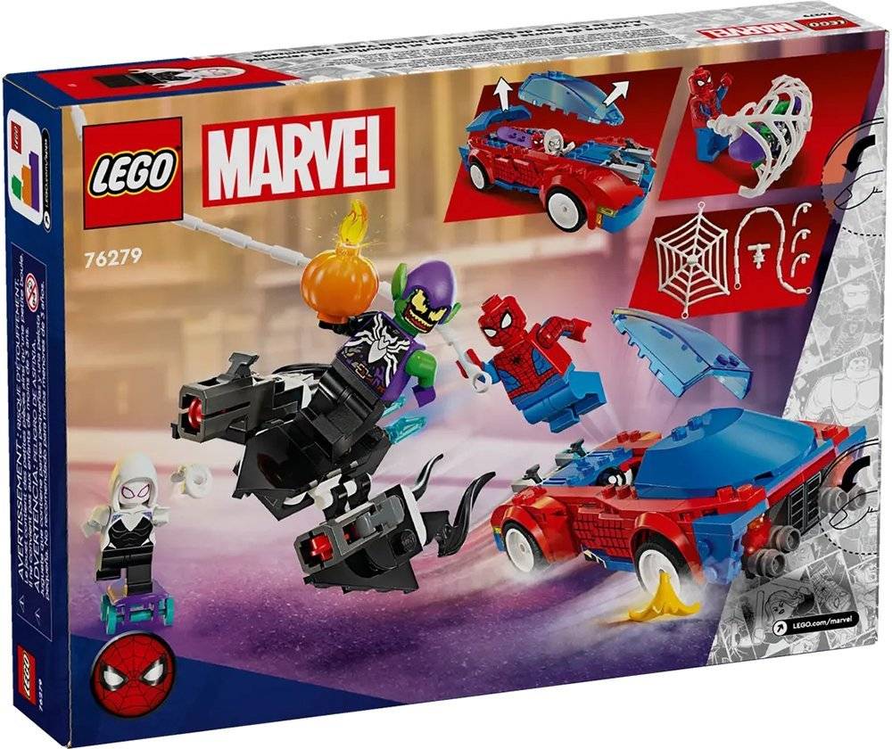 LEGO MARVEL SPIDER-MAN RACE CAR - VENOM GREEN GOBLIN (76279)