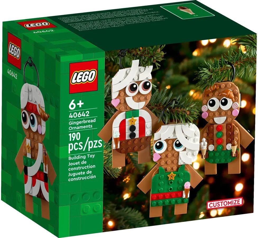 LEGO LEGO ICONS GINGERBREAD ORNAMENTS (40642)