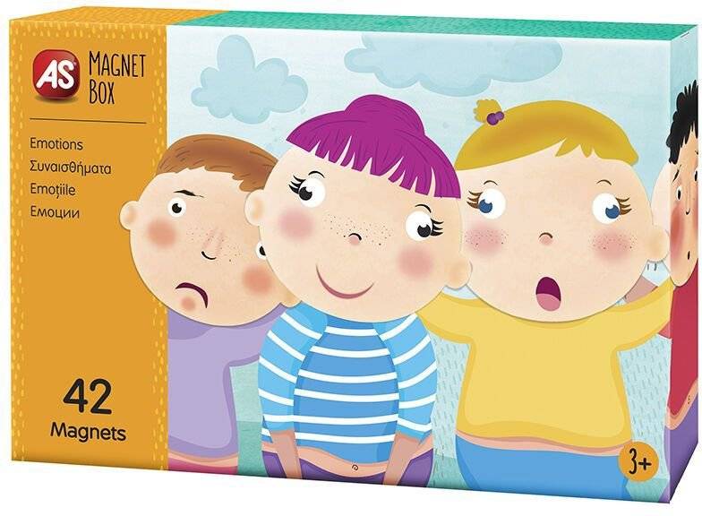 As Company Magnet Box Εκπαιδευτικο Παιχνιδι Συναισθηματα 42 Μαγνητες – 1029-64037