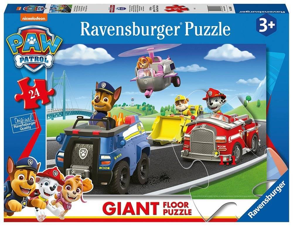 PAW PATROL RAVENSBURGER ΠΑΖΛ ΔΑΠΕΔΟΥ 24ΤΜΧ