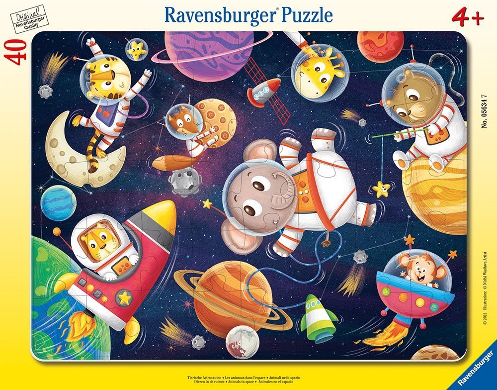 RAVENSBURGER ΑΣΤΡΟΝΑΥΤΕΣ RAVENSBURGER ΠΑΖΛ ΚΑΡΤΕΛΑ 40ΤΜΧ
