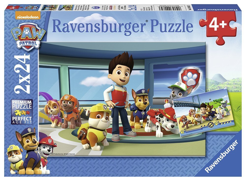 RAVENSBURGER PAW PATROL RAVENSBURGER 2Χ24 48ΤΜΧ