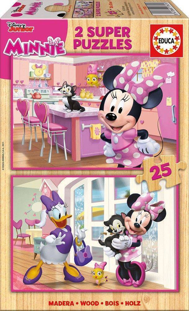 ΠΑΖΛ ΞΥΛΙΝΟ EDUCA MINNIE 50MX