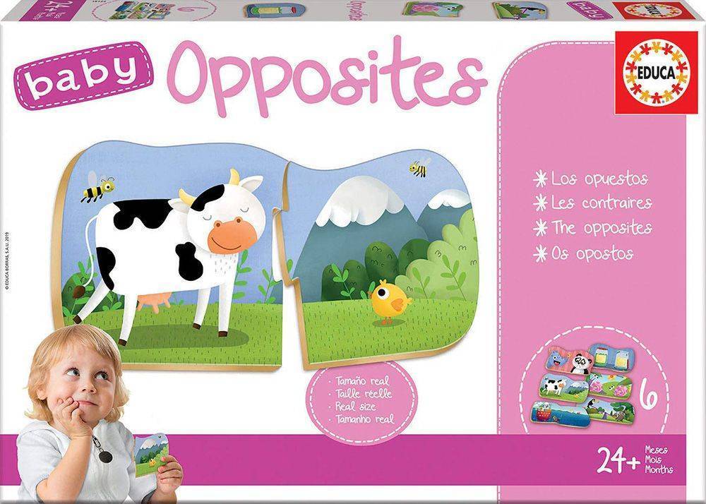 EDUCA ΠΑΖΛ EDUCA BABY OPPOSITES 6 ΚΟΜΜΑΤΙΑ (18122)