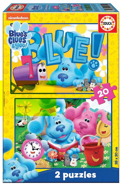 EDUCA EDUCA PUZZLE BLUE&#039;S CLUES 2X20TMX (Π.019.399)