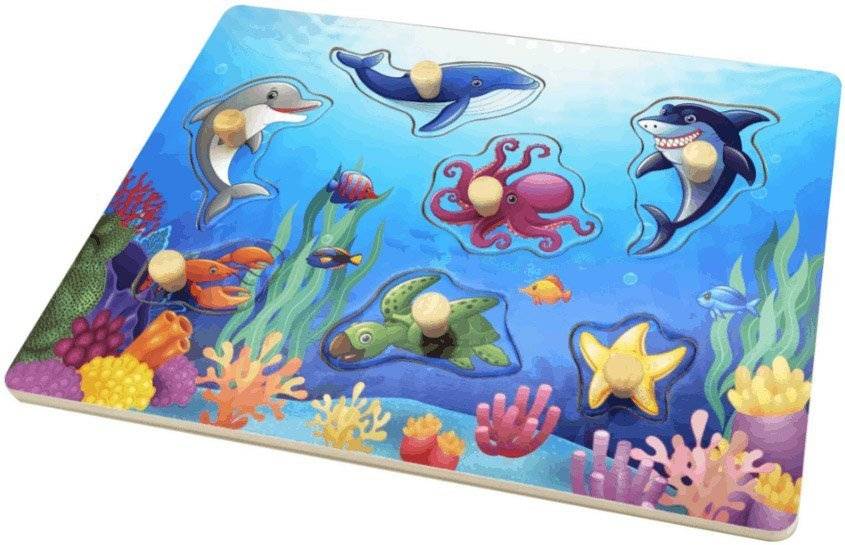 PUZZLE ΣΦΗΝΩΜΑΤΑ REMOUNDO ΖΩΑ ΤΗΣ ΘΑΛΑΣΣΑΣ 7ΤΜΧ
