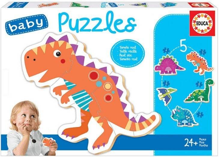 PUZZLE EDUCA BABY DINOSAUR 3-4-5 ΤΜΧ (18873)