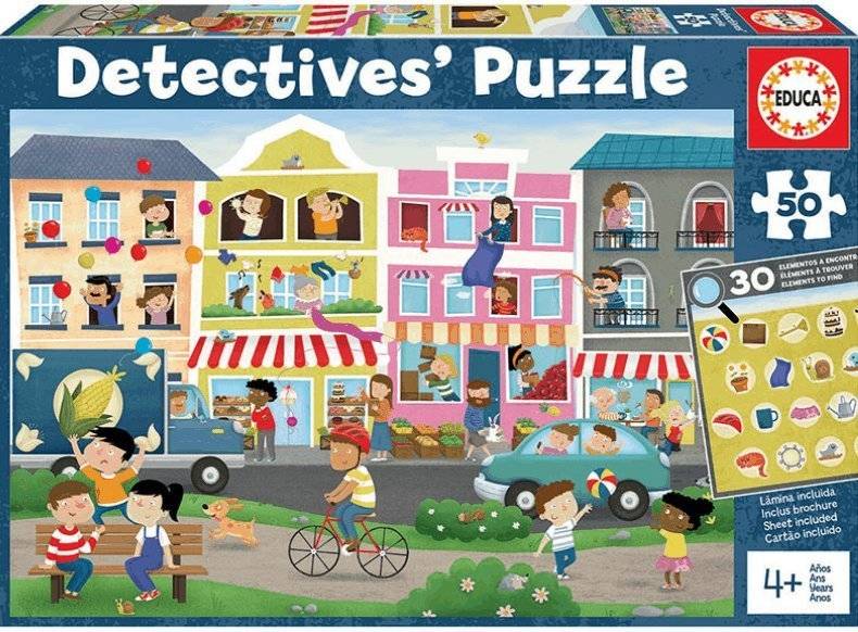 ΠΑΖΛ EDUCA DETECTIVES? BUSY TOWN 50TMX (18894)