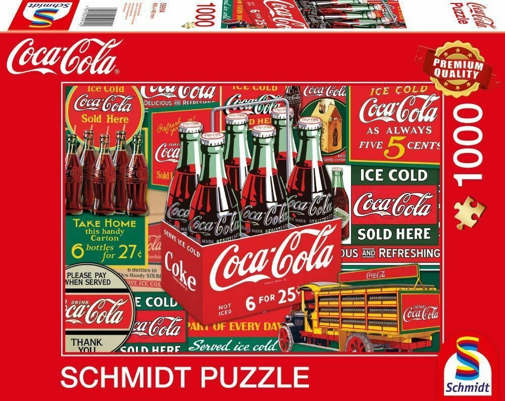 SCHMIDT COCA COLA VINTAGE SCHMIDT 1000 KOMMATIA (59914)