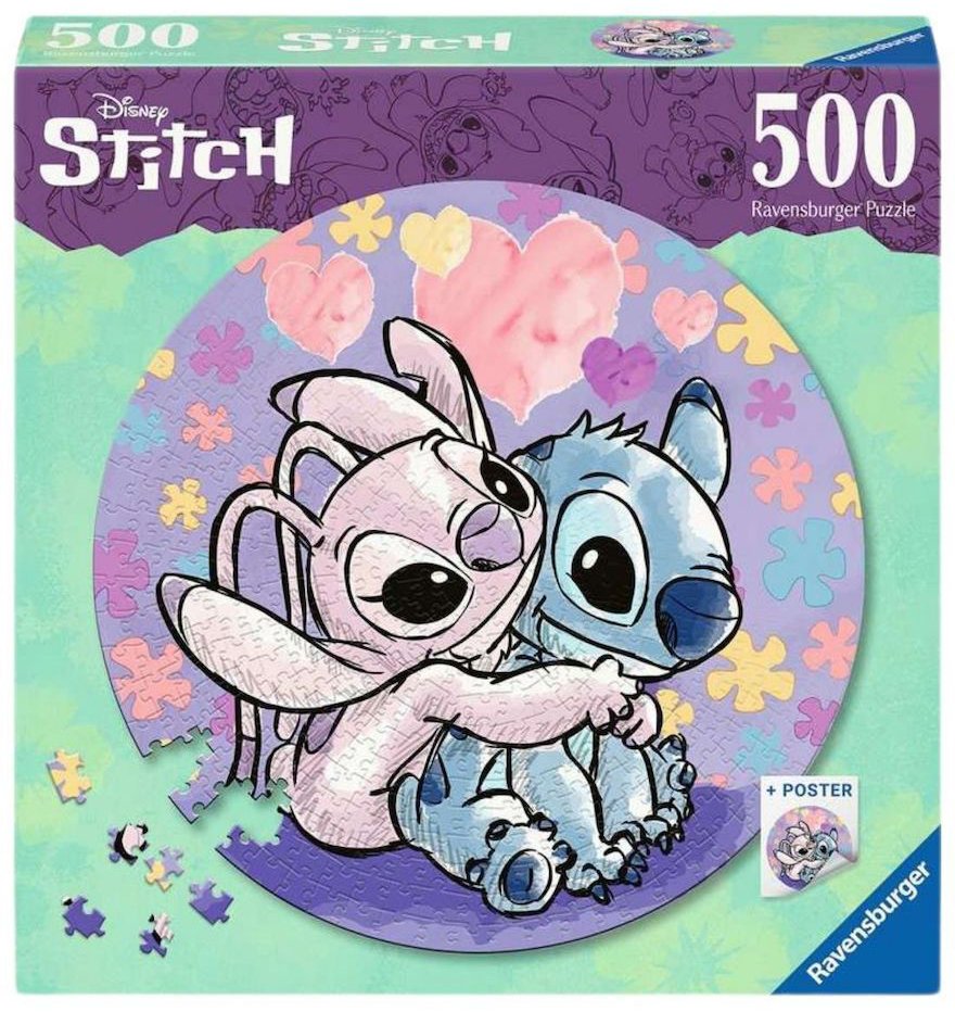 RAVENSBURGER DISNEY STITCH AND ANGEL RAVENSBURGER 500 ΚΟΜΜΑΤΙΑ