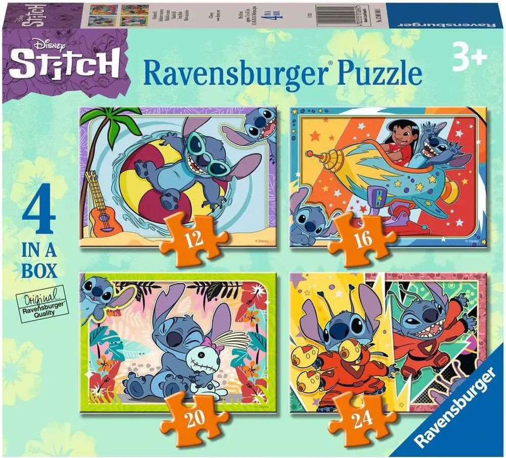 RAVENSBURGER DISNEY STITCH ΤΑ ΠΡΩΤΑ ΜΟΥ ΠΑΖΛ RAVENSBURGER 12/16/20/24 ΚΟΜΜΑΤΙΑ