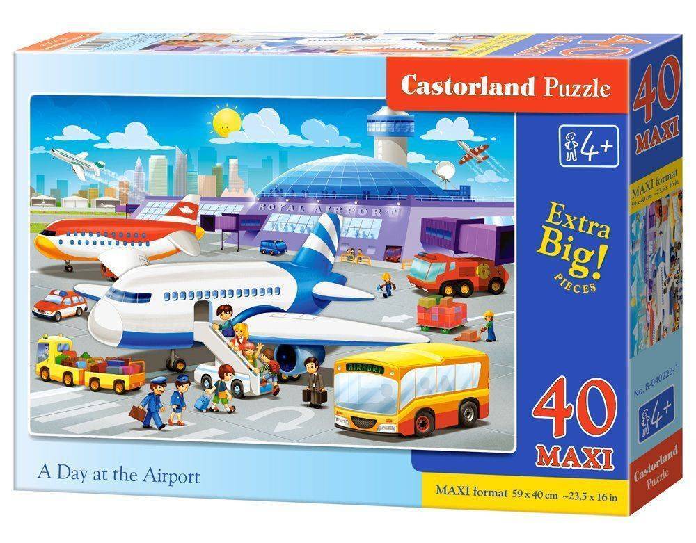CASTORLAND ΠΑΖΛ CASTORLAND A DAY AT THE AIRPORT 40ΤΜΧ