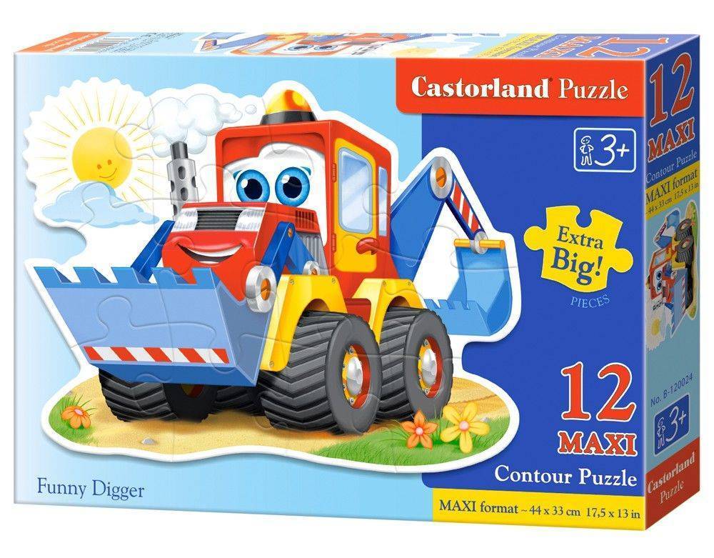CASTORLAND ΠΑΖΛ CASTORLAND FUNNY DIGGER 12ΤΜΧ