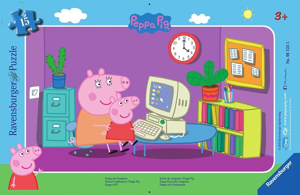 RAVENSBURGER PEPPA PIG RAVENSBURGER ΠΑΖΛ ΚΑΡΤΕΛΑ 15ΤΜΧ