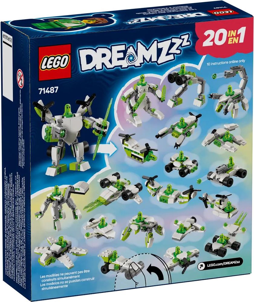 LEGO LEGO Z-BLOB&#039;S ROBOT AND VEHICLE ADVENTURES (71487)