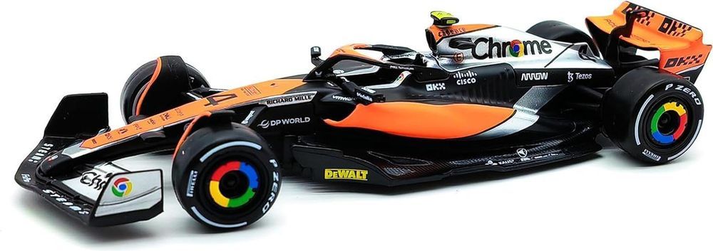 BBURAGO ΟΧΗΜΑ RACE MCLAREN MCL60 2023 ΜΕΤΑΛΛΙΚΟ ΑΝΤΙΓΡΑΦΟ 1:43 (18-38087)