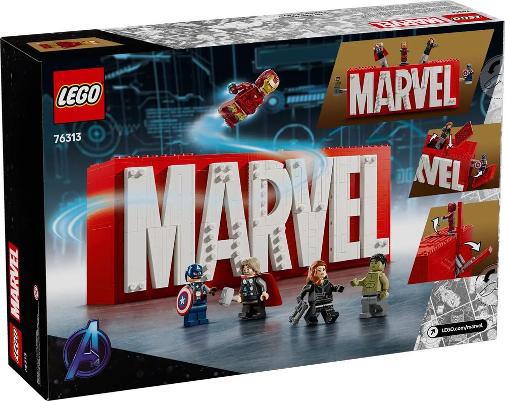 LEGO LEGO MARVEL LOGO - MINIFIGURES (76313)