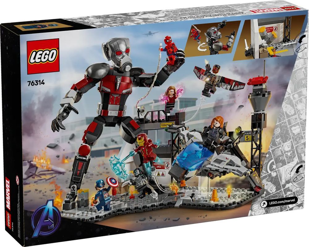 LEGO LEGO CAPTAIN AMERICA: CIVIL WAR ACTION BATTLE (76314)