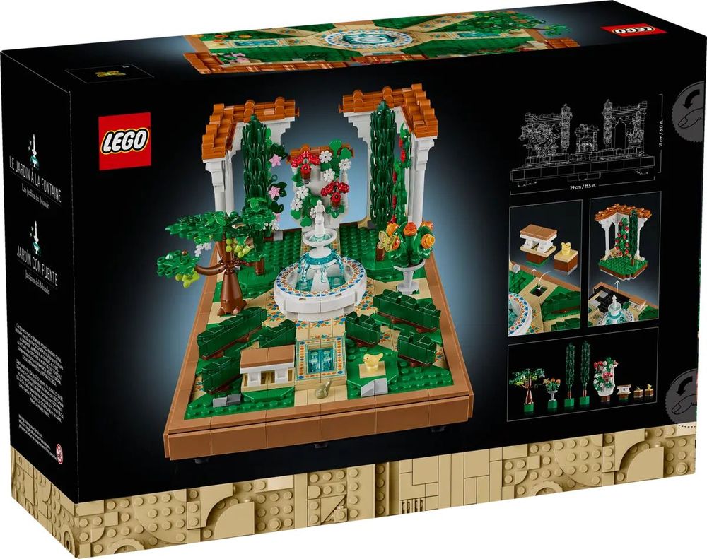 LEGO LEGO FOUNTAIN GARDEN (10359)