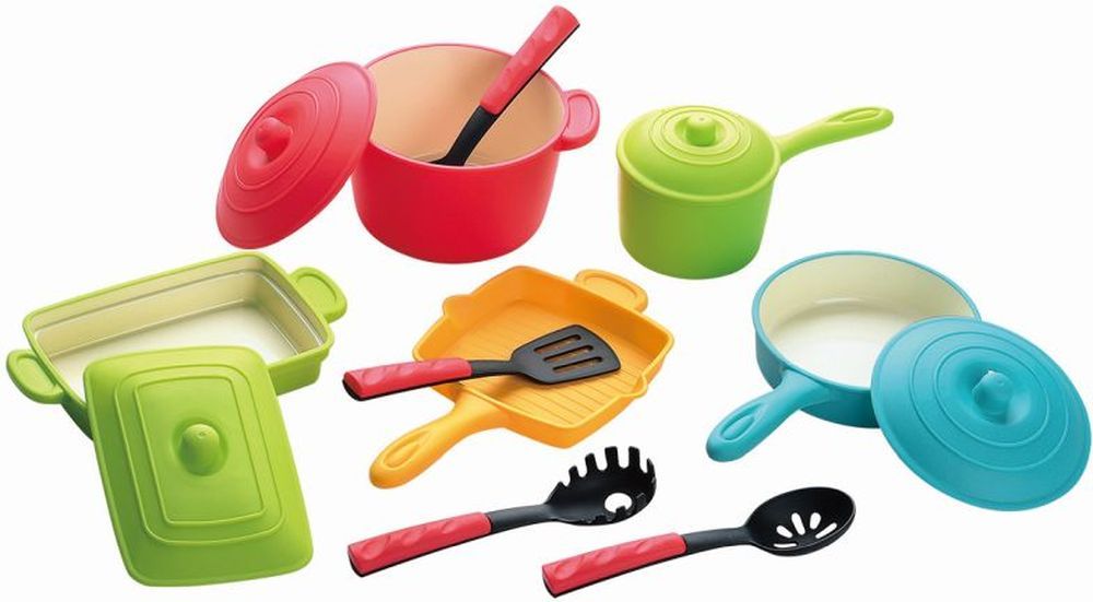 PLAYGO ΣΕΤ ΚΟΥΖΙΝΙΚΩΝ PLAYGO MODERN COOKWARE 13 ΤΜΧ (3701)