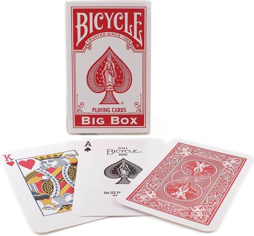 ΤΡΑΠΟΥΛΑ BICYCLE BIG BOX ΚΟΚΚΙΝΗ