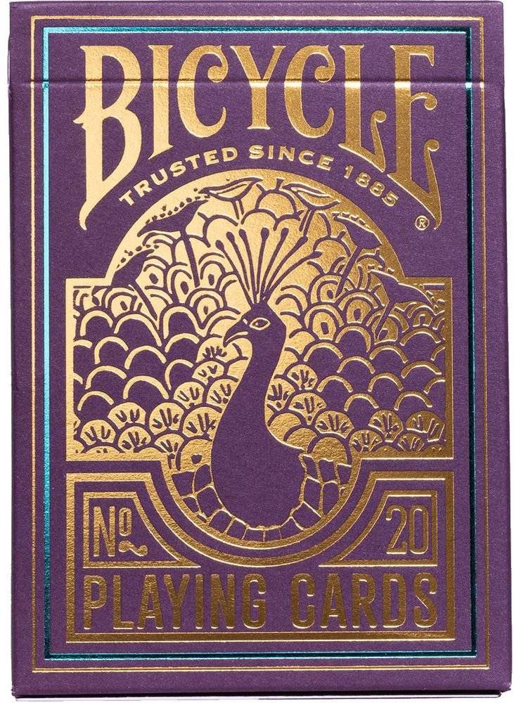 ΤΡΑΠΟΥΛΑ BICYCLE PURPLE PEACOCK