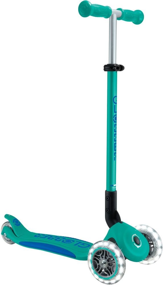 GLOBBER ΠΑΤΙΝΙ GLOBBER ΑΝΑΔΙΠΛΟΥΜΕΝΟ ELITE LIGHTS V2 EMERALD GREEN