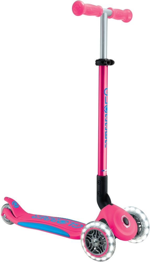 GLOBBER ΠΑΤΙΝΙ GLOBBER ΑΝΑΔΙΠΛΟΥΜΕΝΟ ELITE LIGHTS V2 FUCHSIA