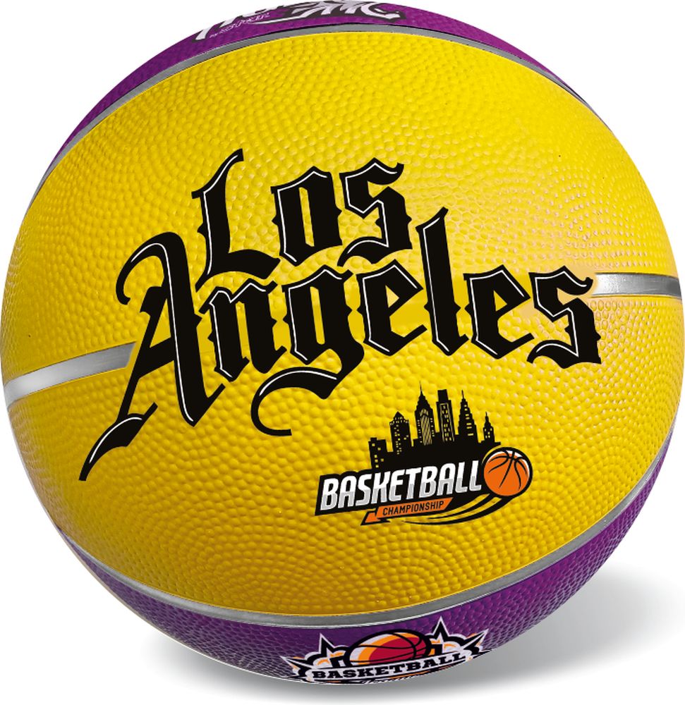 STAR TOYS ΜΠΑΛΑ BASKET ΜΩΒ-ΚΙΤΡΙΝΟ - S.7