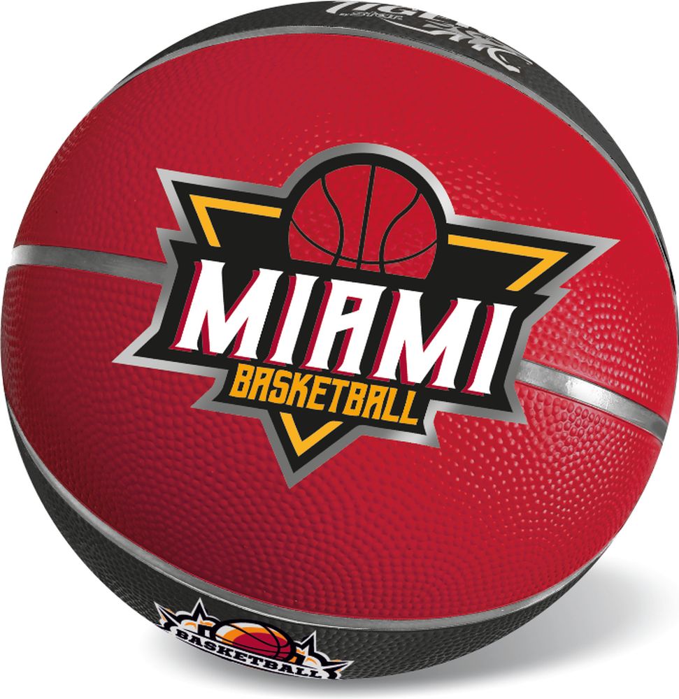 STAR TOYS ΜΠΑΛΑ BASKET ΚΟΚΚΙΝΟ-ΜΑΥΡΟ - S.7