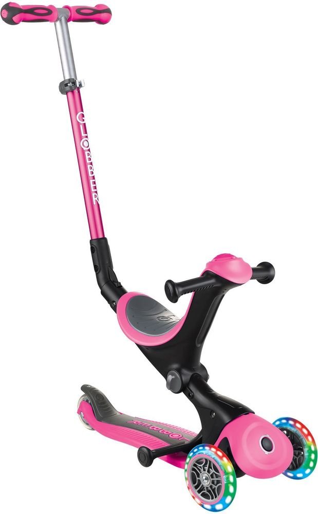 GLOBBER ΠΑΤΙΝΙ GLOBBER ΑΝΑΔΙΠΛΟΥΜΕΝΟ GO UP DELUXE FANTASY LIGHTS DEEP PINK