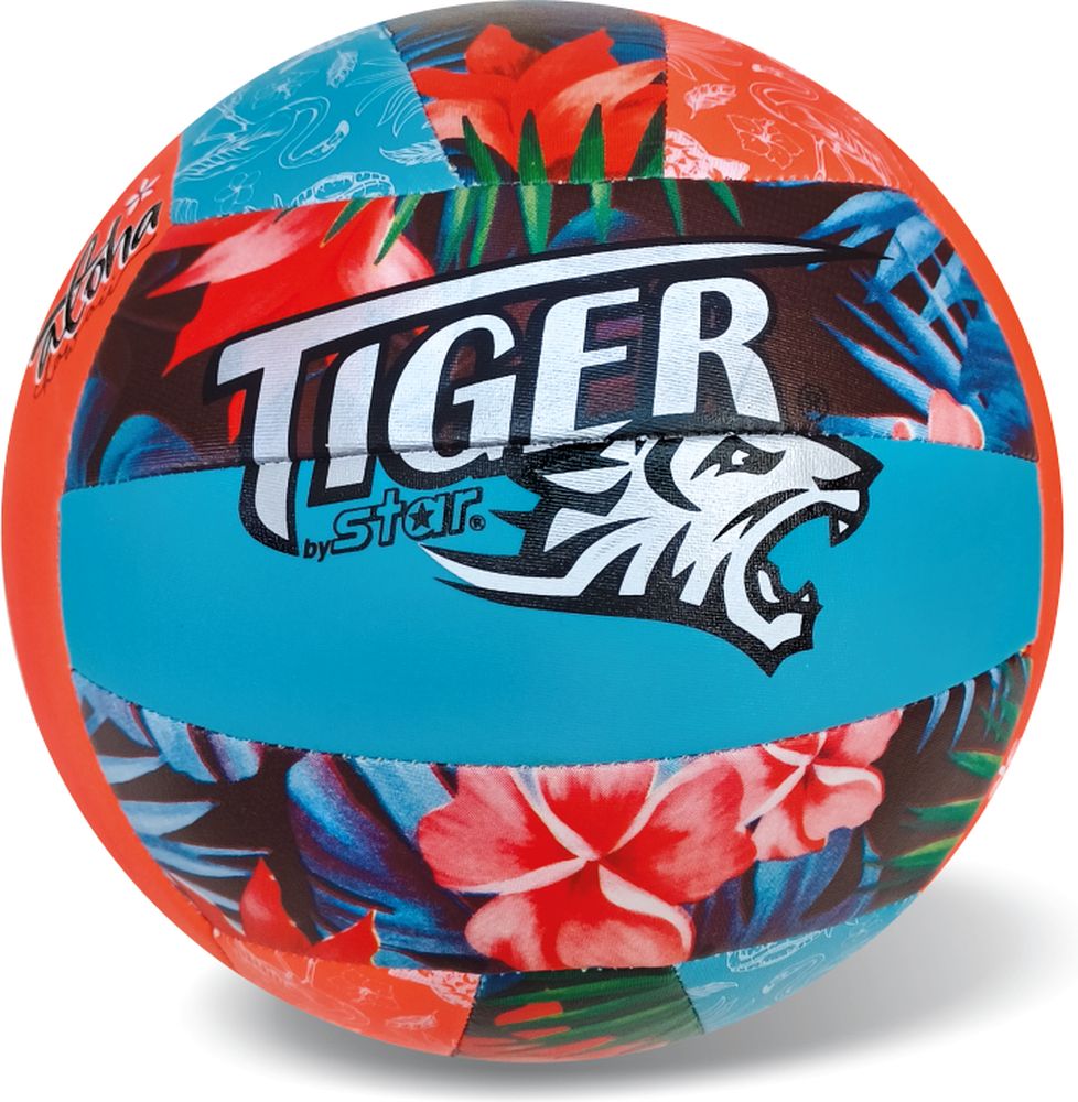 STAR TOYS ΜΠΑΛΑ BEACH NEOPRENE TIGER TROPICAL - S.5