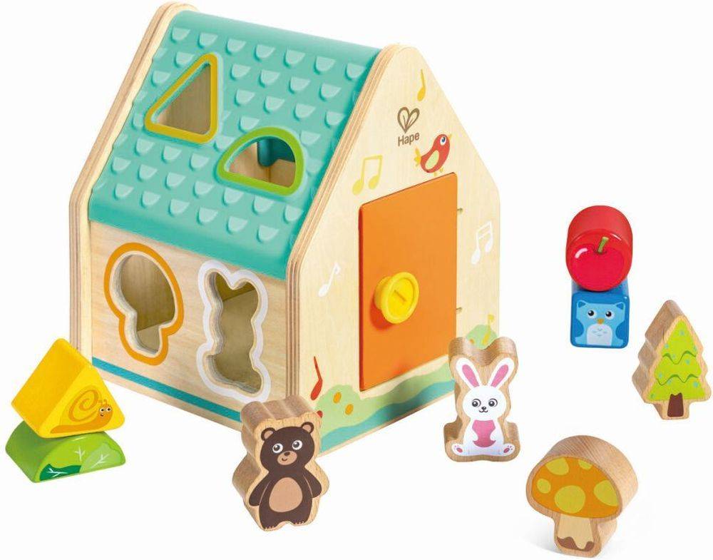 ΠΑΙΧΝΙΔΙ ΣΧΗΜΑΤΩΝ HAPE EARLY EXPLORER CRITTER HOUSE SHAPE SORTER