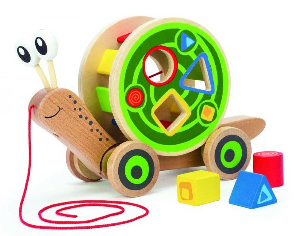 HAPE ΣΑΛΙΓΚΑΡΙ HAPE ΜΑΘΑΙΝΩ ΤΑ ΣΧΗΜΑΤΑ WALK-A-LONG SNAIL 5 ΤΜΧ