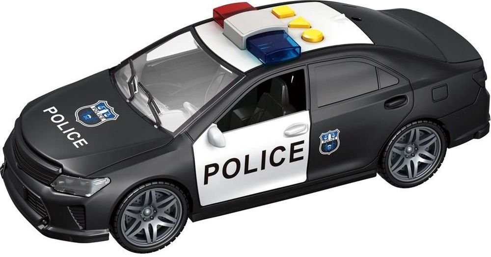 LUNA ΟXΗΜΑ ΑΣΤΥΝΟΜΙΑ FRICTION 1:14 LUNA TOYS ΜΑΥΡΟ ΜΕ ΗΧΟ ΚΑΙ ΦΩΣ 30X13X16,5 ΕΚ.