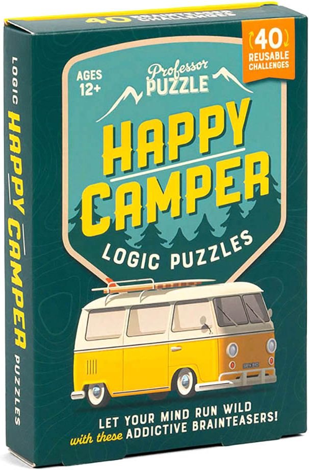 PROFESSOR PUZZLE HAPPY CAMPER LOGIC PUZZLES PROFESSOR PUZZLES